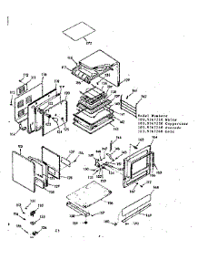 Lower Body Section parts for Kenmore Range 103.9767210 (1039767210, 103 9767210) from AppliancePartsPros.com