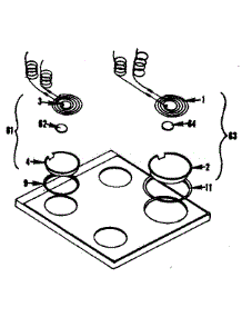 Main Top Section parts for Kenmore Range 119.9226440 (1199226440, 119 9226440) from AppliancePartsPros.com