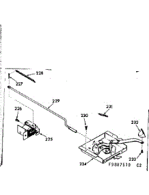 Power Lock Section parts for Kenmore Range 103.9887520 (1039887520, 103 9887520) from AppliancePartsPros.com