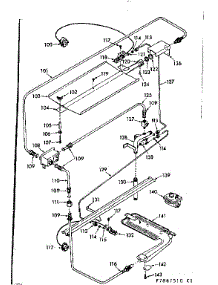 Upper & Lower Burner Section parts for Kenmore Range 103.7867560 (1037867560, 103 7867560) from AppliancePartsPros.com