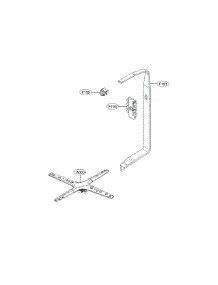 Water Guide Parts parts for Lg Dishwasher LDF5545ST/00 from AppliancePartsPros.com