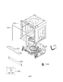 Cabinet Parts parts for Lg Dishwasher LDF5545ST/00 from AppliancePartsPros.com