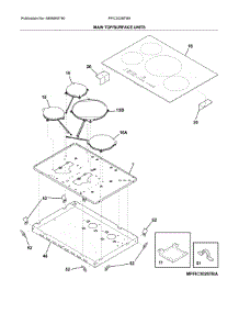 Main Top / Surface Units parts for Frigidaire Cooktop FFIC3026TBA from AppliancePartsPros.com
