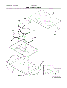 Maintop / Surface Units parts for Frigidaire Cooktop FGIC3066TBA from AppliancePartsPros.com
