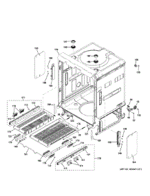 Body Parts (2) parts for Ge Dishwasher ZDT870SSF0SS from AppliancePartsPros.com