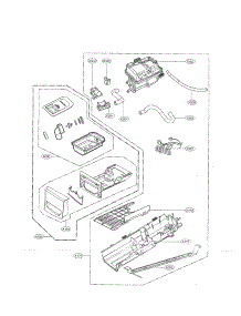 Panel Drawer Assembly And Guide Assembly Parts parts for Lg Dryer DLEX2550R/00 from AppliancePartsPros.com