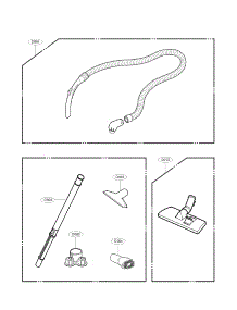 Exploded View Parts parts for Kenmore Vacuum 721.26082 (72126082, 721 26082) from AppliancePartsPros.com