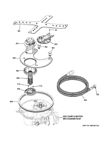 Sump & Filter Assembly parts for Ge Dishwasher PDT760SIF0II from AppliancePartsPros.com