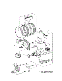 Drum And Motor Assembly Parts parts for Lg Dryer DLGX3886C/00 from AppliancePartsPros.com