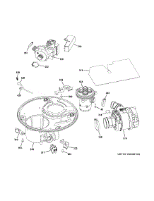 Sump & Motor Mechanism parts for Ge Dishwasher PDT750SSF2SS from AppliancePartsPros.com