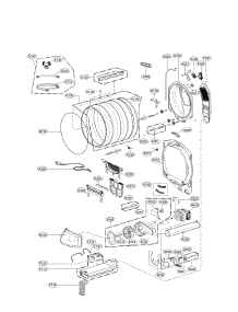 Drum And Motor Parts parts for Lg Dryer DLEX7600WE from AppliancePartsPros.com