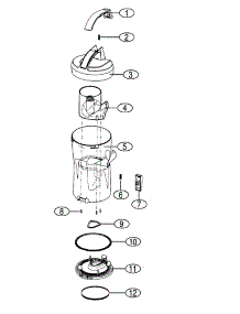 Cyclone Assy parts for Kenmore Vacuum 401.39000 (40139000, 401 39000) from AppliancePartsPros.com
