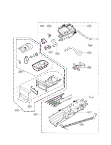 Drawer Panel And Guide Parts parts for Lg Dryer DLEX8100V from AppliancePartsPros.com