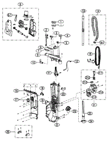 Main Body parts for Kenmore Vacuum 401.39035 (40139035, 401 39035) from AppliancePartsPros.com
