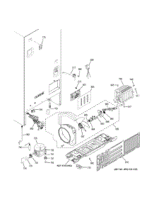Machine Compartment parts for Ge Refrigerator GWE19JMLGFES from AppliancePartsPros.com