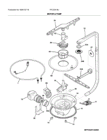 Motor & Pump parts for Frigidaire Dishwasher FFCD2418UB0A from AppliancePartsPros.com