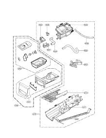 Drawer Panel Parts parts for Lg Dryer DLEX3570V from AppliancePartsPros.com