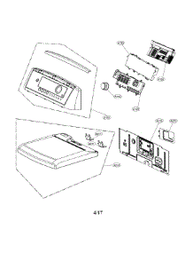 Control Panel Parts parts for Lg Dryer DLG4971W from AppliancePartsPros.com