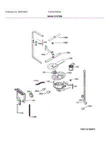 Wash System parts for Frigidaire Dishwasher FGID2479SD0A from AppliancePartsPros.com