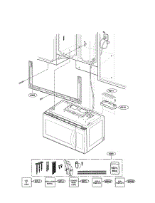 Installation Part parts for Lg Microwave LMH2016ST/01 from AppliancePartsPros.com