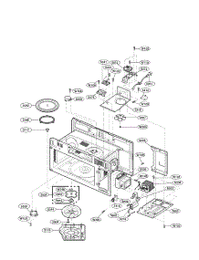 Interior Parts parts for Lg Microwave LMV1813SB/00 from AppliancePartsPros.com