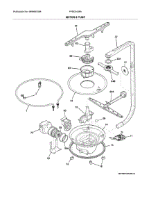 Motor & Pump parts for Frigidaire Dishwasher FFBD2408NS10C from AppliancePartsPros.com