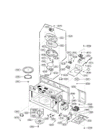 Interior Parts parts for Lg Microwave LMHM2017ST/00 from AppliancePartsPros.com