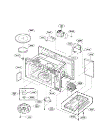 Interior Parts (I) parts for Lg Microwave LMV2053SB/00 from AppliancePartsPros.com