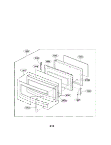 Door Parts(Ii) parts for Lg Microwave LMV2053ST/00 from AppliancePartsPros.com