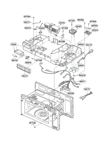Interior Fig 2 parts for Lg Microwave LMV2083SW/00 from AppliancePartsPros.com