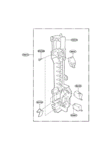Latch Board parts for Lg Microwave LMV2083SW/00 from AppliancePartsPros.com