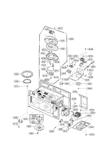 Interior Parts parts for Lg Microwave LMV2015SB/00 from AppliancePartsPros.com