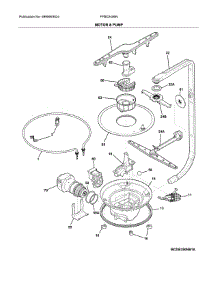 Motor & Pump parts for Frigidaire Dishwasher FFBD2406NS10B from AppliancePartsPros.com