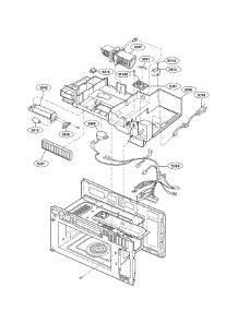 Interior Parts (Ii) parts for Lg Microwave LMV2073WW/00 from AppliancePartsPros.com