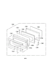 Door Parts(Ii) parts for Lg Microwave LMV2053ST/01 from AppliancePartsPros.com