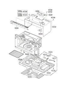 Oven Cavity parts for Lg Microwave LMV2083ST/00 from AppliancePartsPros.com