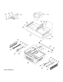 Freezer Shelves parts for Ge Refrigerator PWE23KMKKES from AppliancePartsPros.com