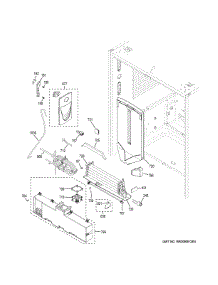 Fresh Food Section parts for Ge Refrigerator PWE23KMKKES from AppliancePartsPros.com