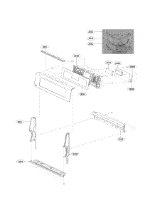 Controller Parts parts for Lg Range LDG4313ST/00 from AppliancePartsPros.com
