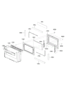 Lower Door Parts parts for Lg Range LDG4313ST/00 from AppliancePartsPros.com
