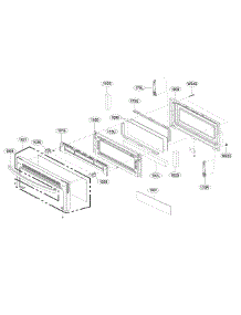 Upper Door Parts parts for Lg Range LDG4313ST/00 from AppliancePartsPros.com