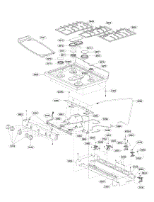 Cooktop Parts parts for Lg Range LDG3037ST/00 from AppliancePartsPros.com