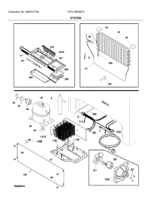 System parts for Frigidaire Freestanding Freezer FGFU19F6QFD from AppliancePartsPros.com