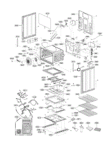 Lower Cavity Parts parts for Lg Range LDG3036ST/00 from AppliancePartsPros.com