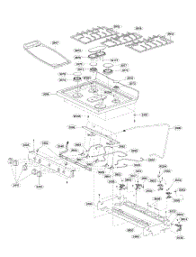 Cooktop Parts parts for Lg Range LDG3036ST/00 from AppliancePartsPros.com