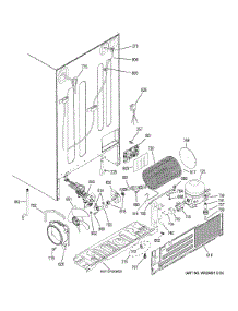 Machine Compartment parts for Ge Refrigerator XSS25GGHBCBB from AppliancePartsPros.com