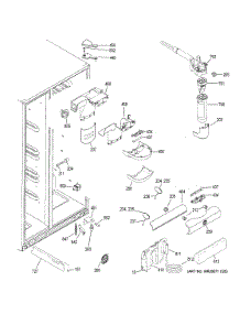 Fresh Food Section parts for Ge Refrigerator XSS23GGKBCWW from AppliancePartsPros.com
