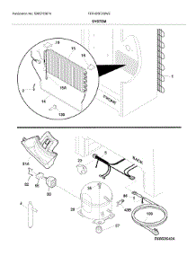 System parts for Frigidaire Freestanding Freezer FFFH20F2QWE from AppliancePartsPros.com