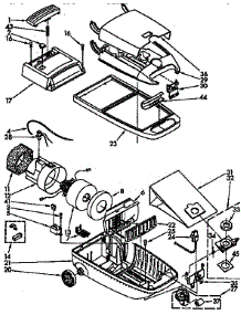 Vacuum Cleaner Parts parts for Kenmore Vacuum 116.2255190 (1162255190, 116 2255190) from AppliancePartsPros.com