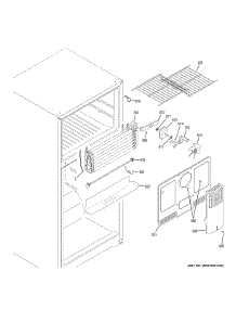 Freezer Section parts for Ge Refrigerator GIE18ETHRRWW from AppliancePartsPros.com